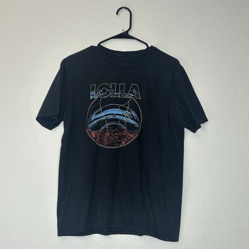 2019 Lollapalooza Music Festival Lineup Short Sleeve T Shirt Men's Size S Lolla